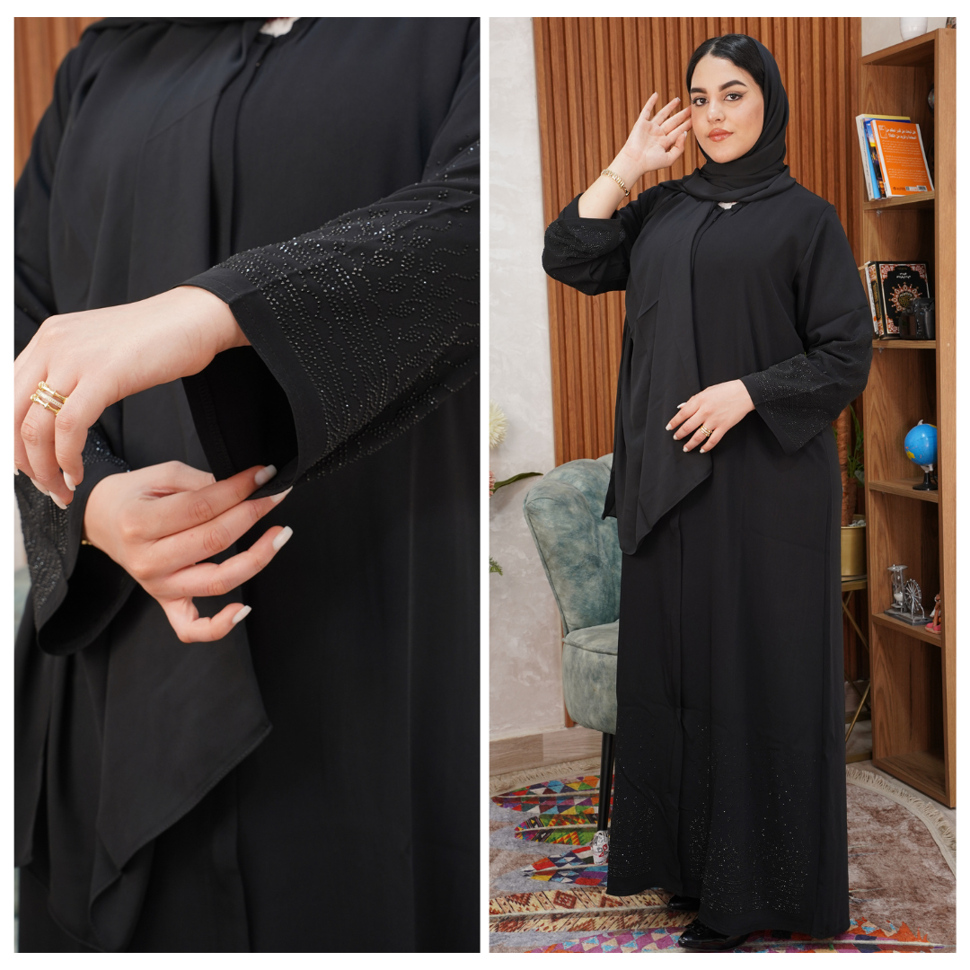 عباية إماراتية ستراس بالفولار