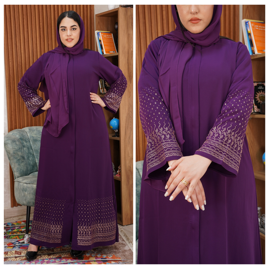 عباية إماراتية ستراس بالفولار